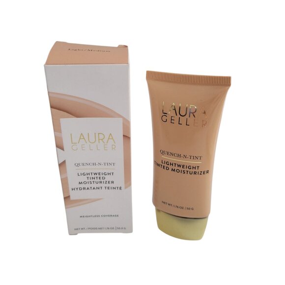 Laura Geller Quench-n-Tint Hydrating Foundation Light/Medium 1.76 oz SEALED - Picture 1 of 7